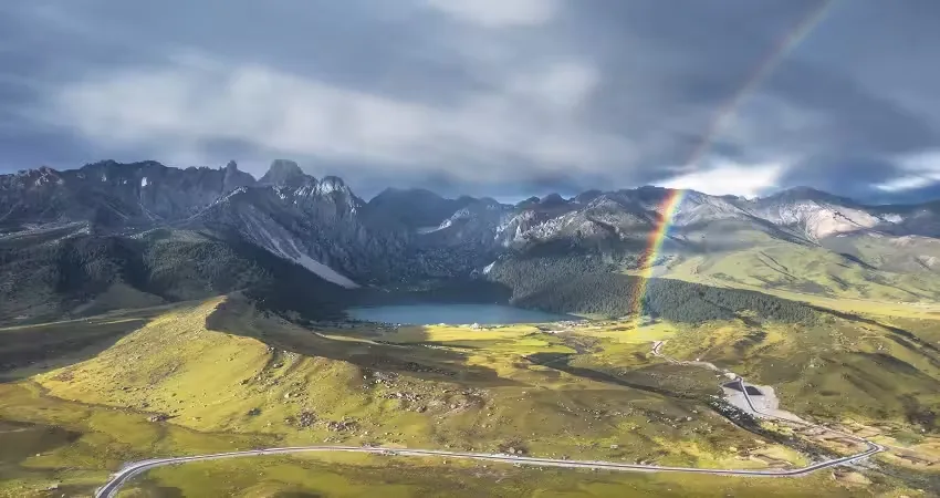 巴塘措普沟风景图片