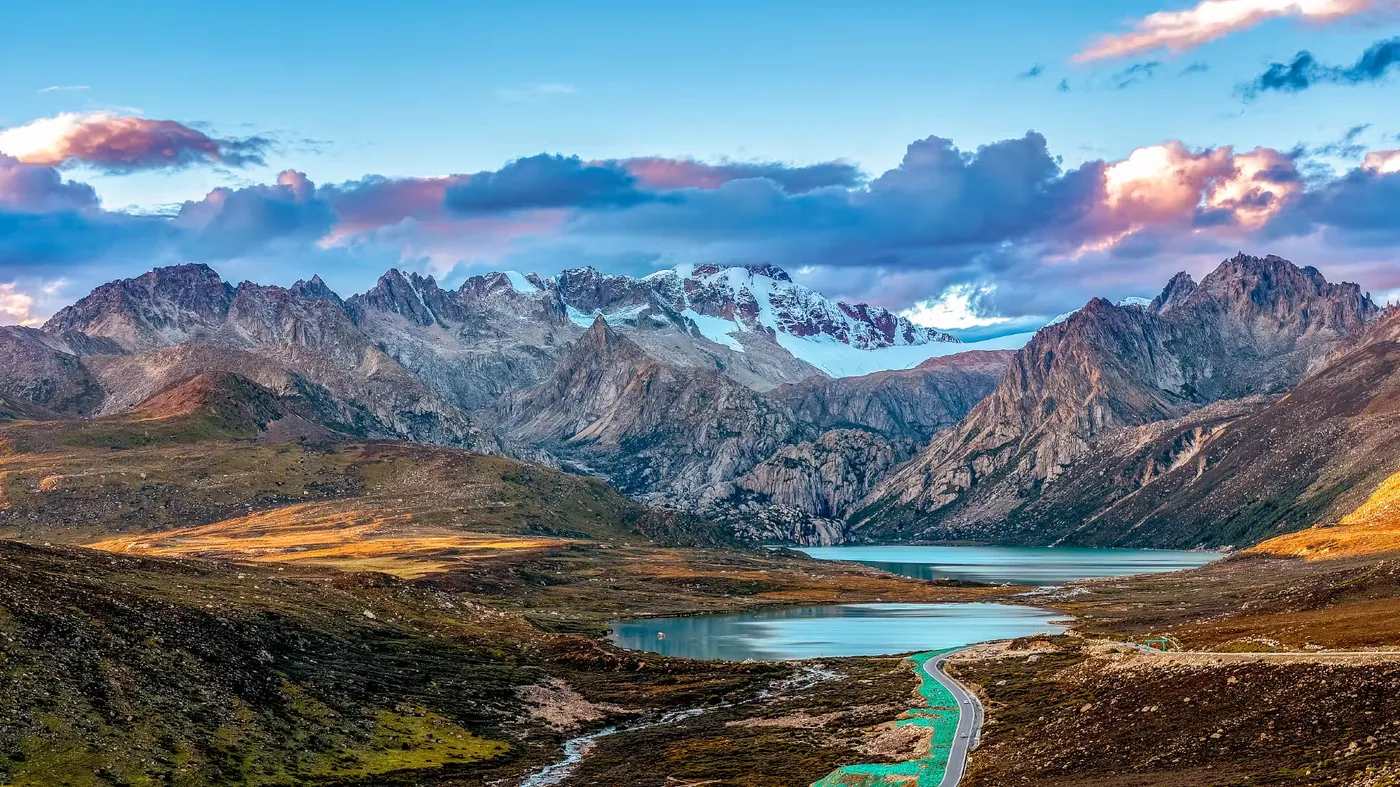 巴塘措普沟风景图片