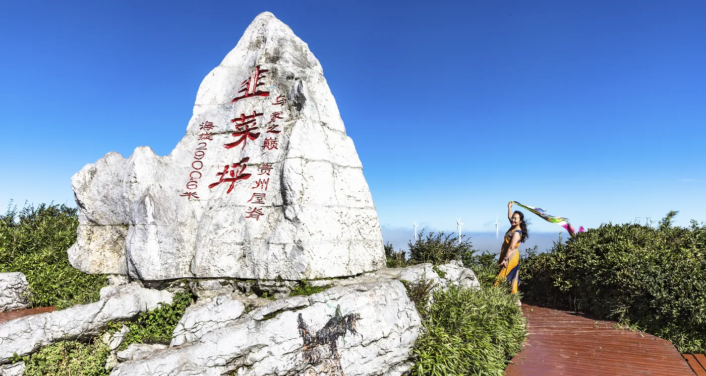韭菜坪景区实景图片