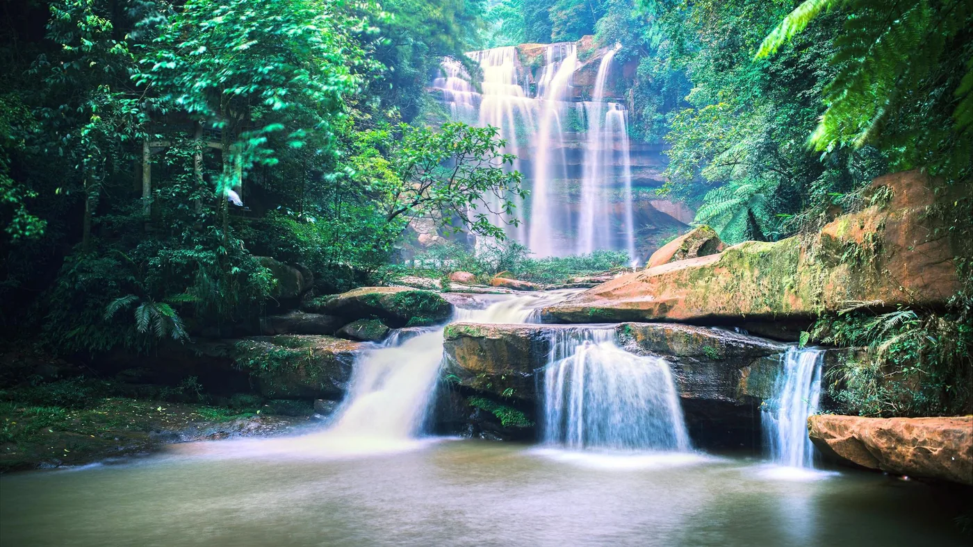 四洞沟风景图片