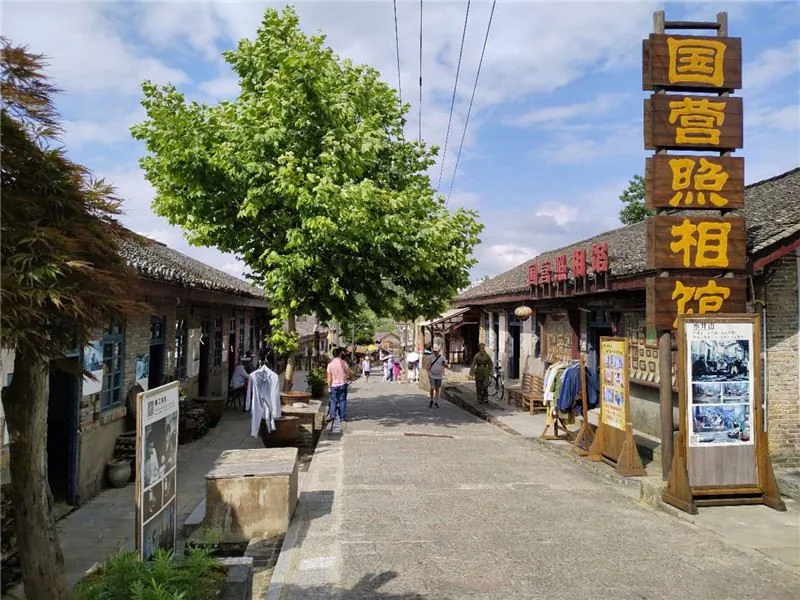 朱砂古镇风景图片