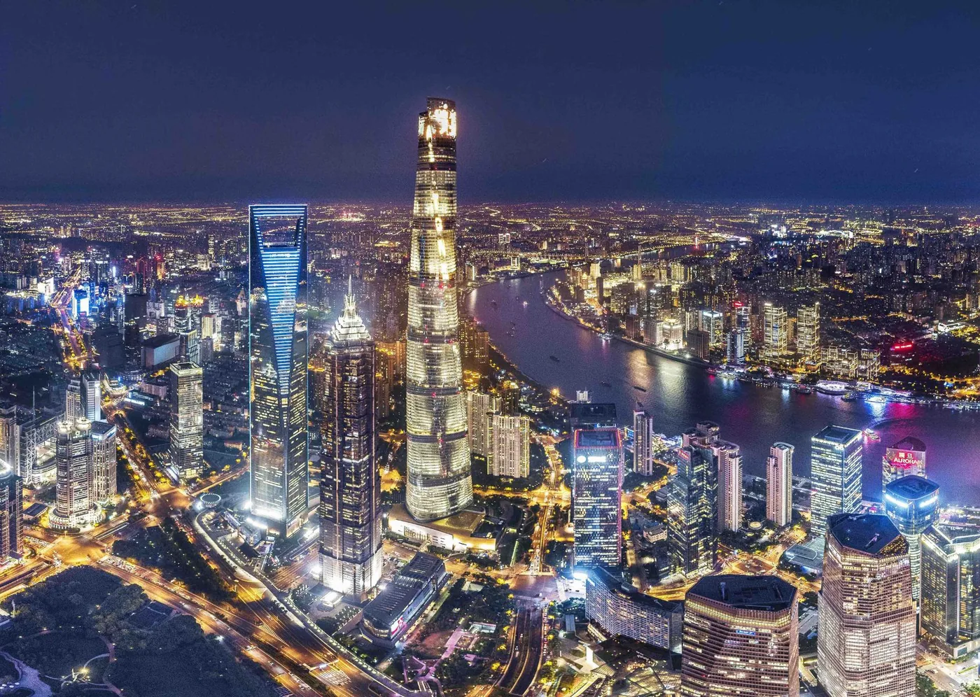 上海中心大厦风景图片