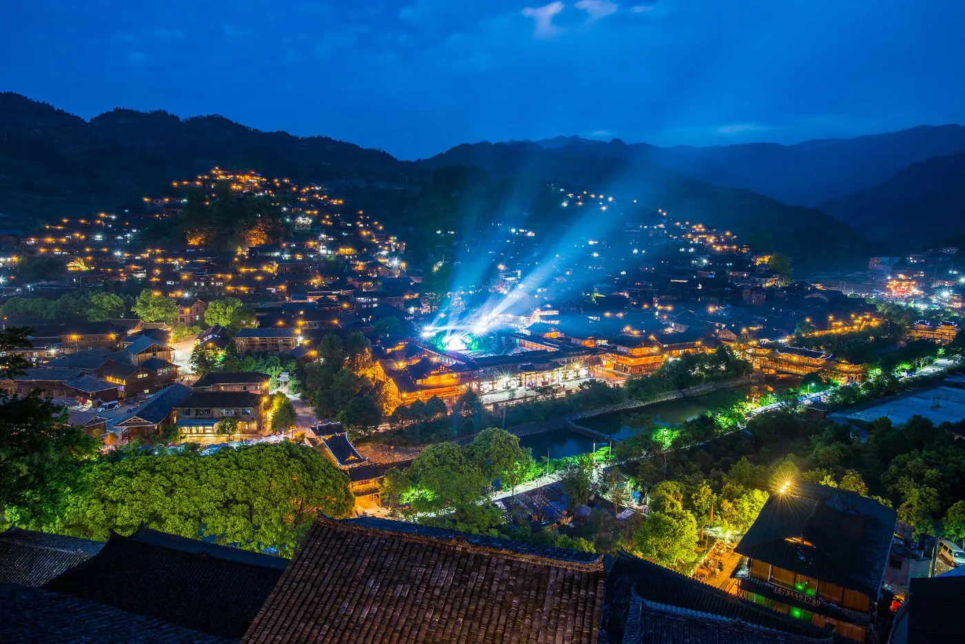 西江千户苗寨风景图片