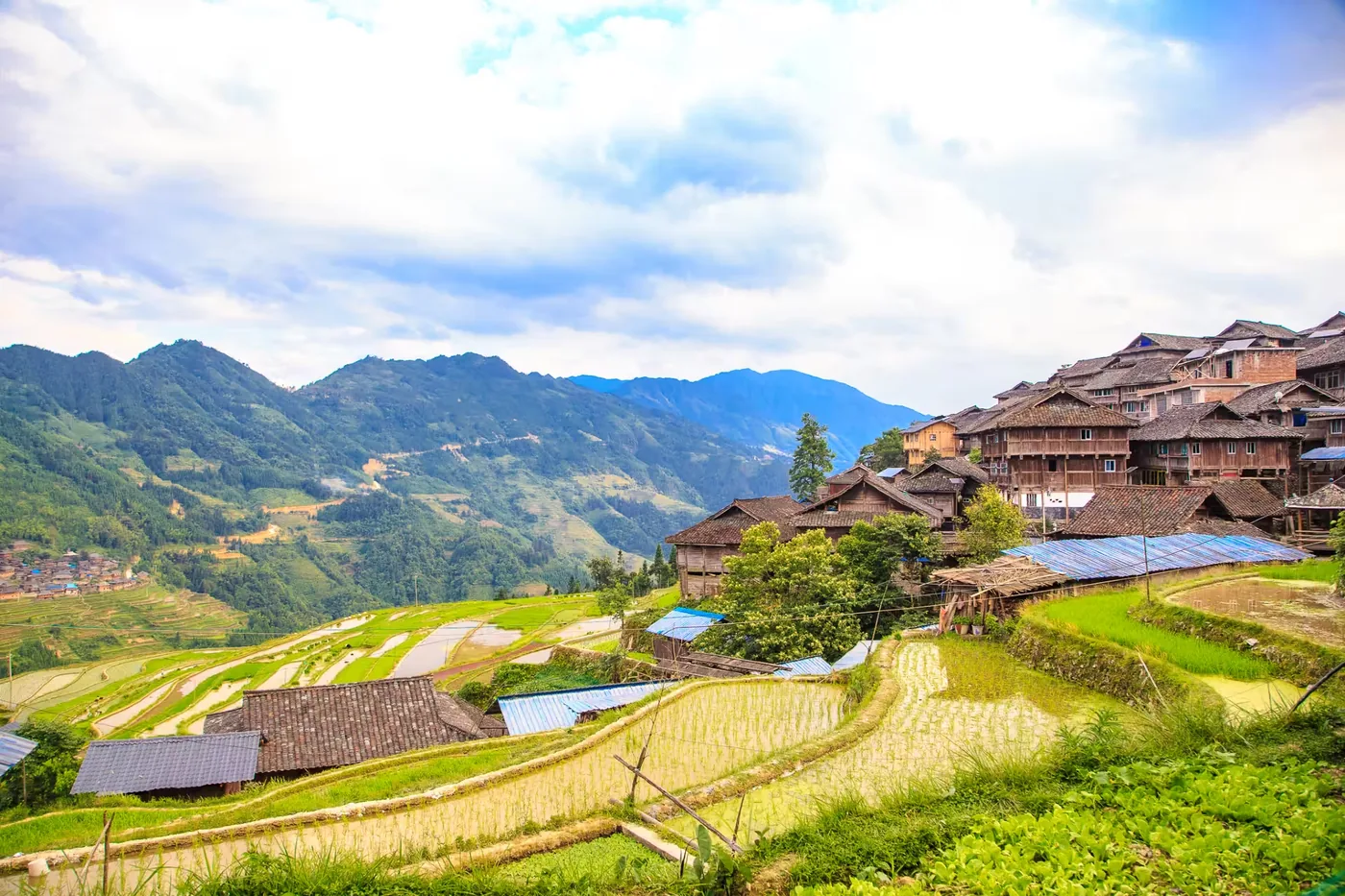 加榜梯田风景图片