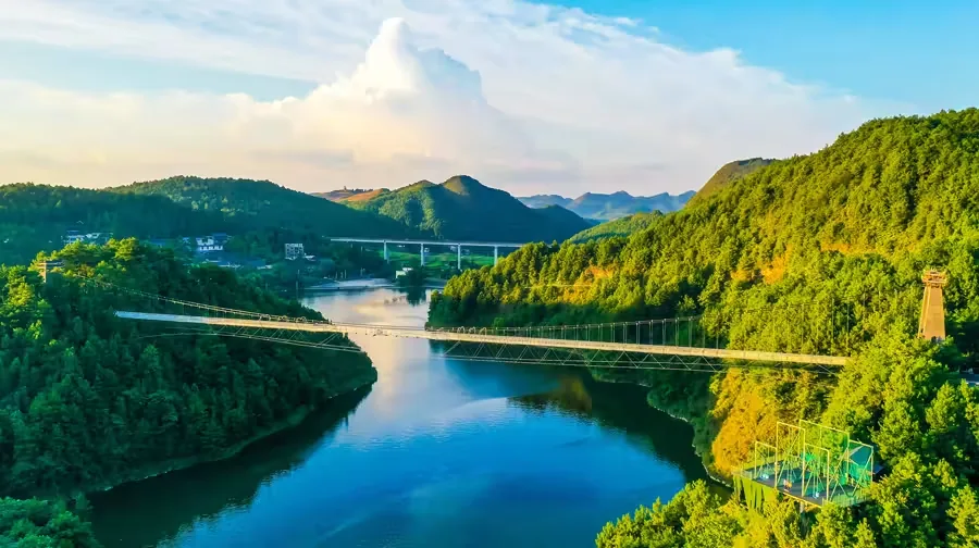 丹寨万达小镇风景图片