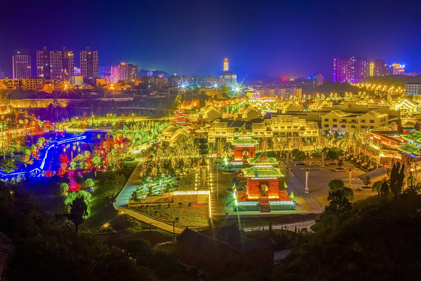 洒金谷景区风景图片
