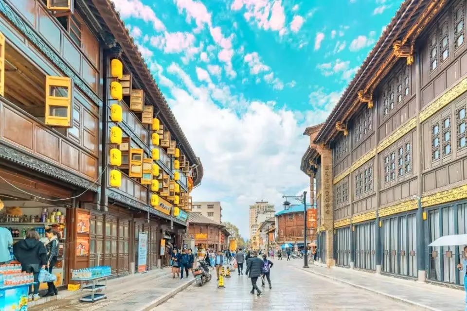 昆明老街实景图片