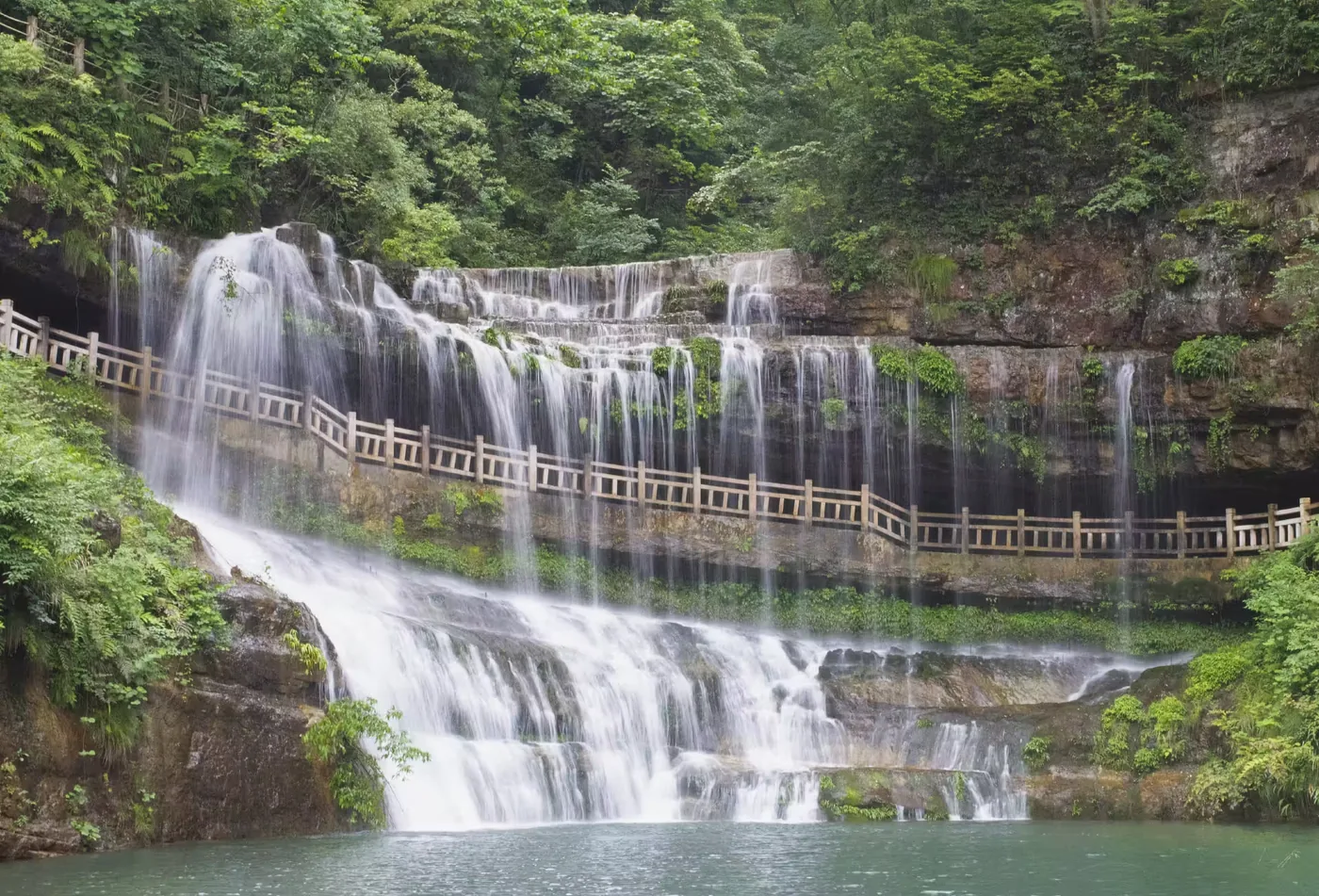 黄连河风景区实景图片