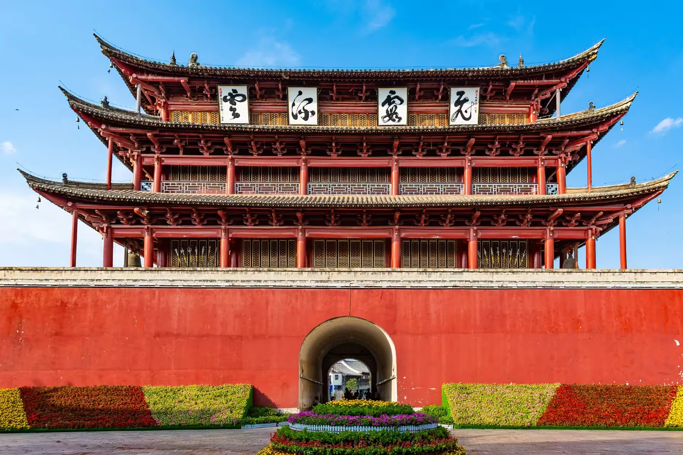 建水古城风景图片