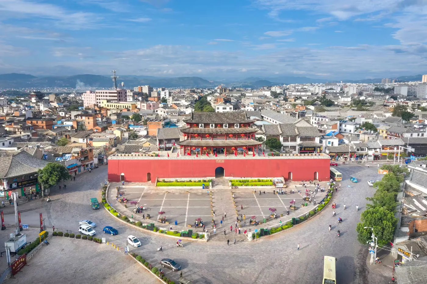 建水古城风景图片