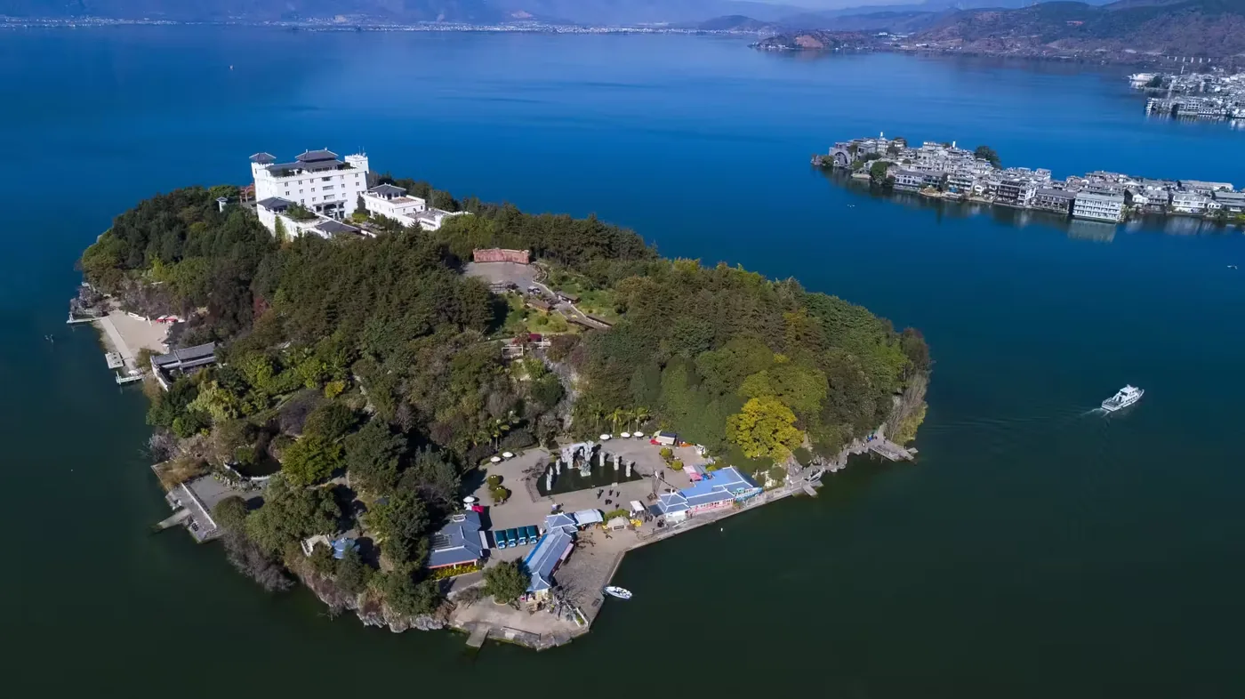 南诏风情岛实景图片