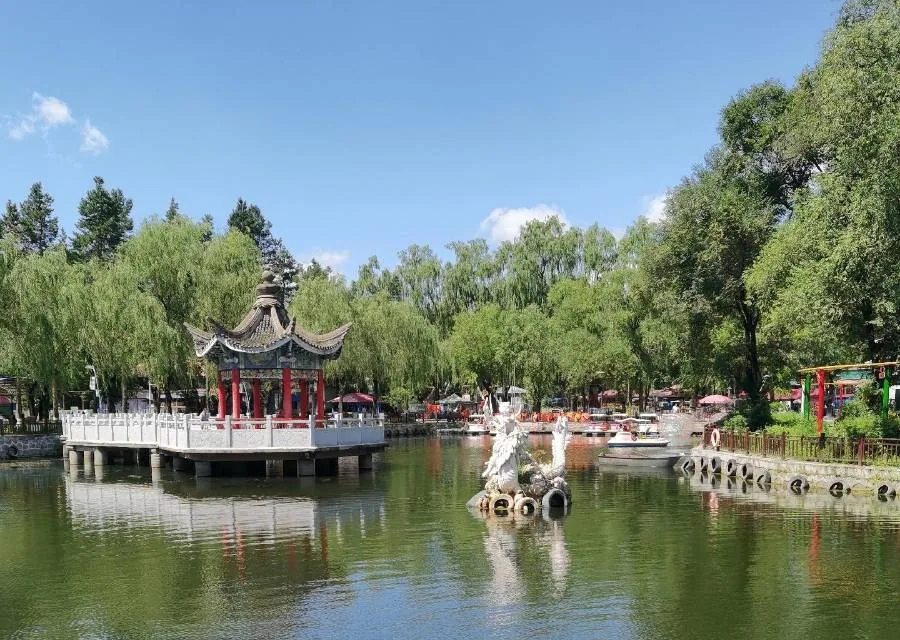 北秀公园风景图片