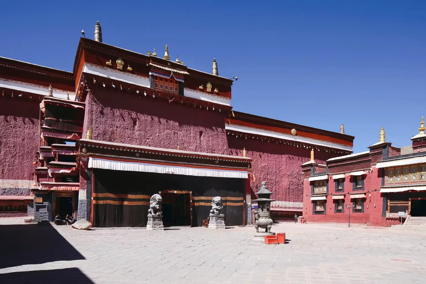 萨迦寺风景图片