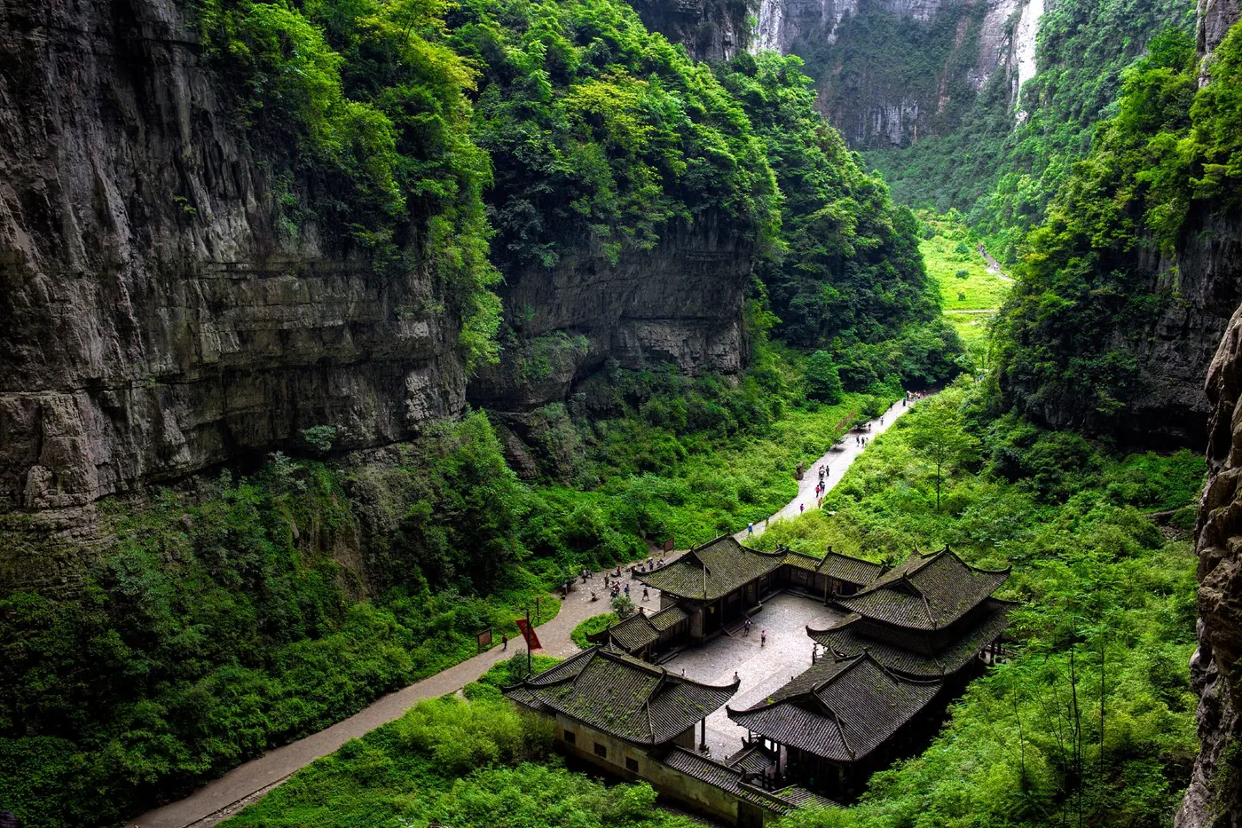 武隆天生三桥风景图片