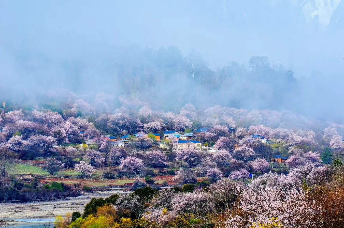 雅鲁藏布大峡谷风景图片