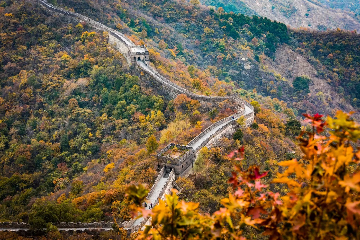 慕田峪长城风景图片