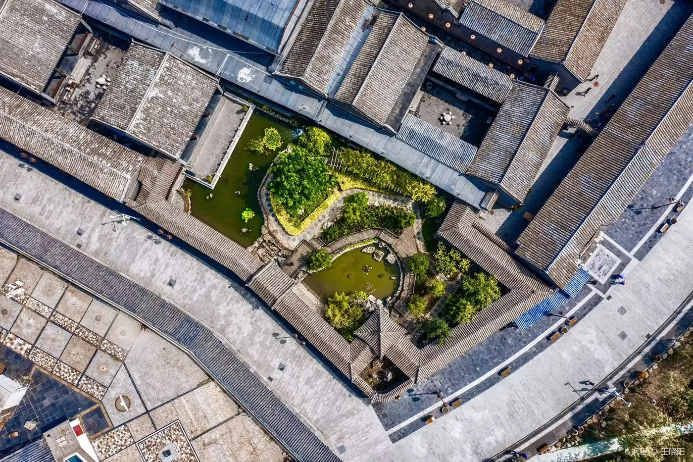 石家大院实景图片