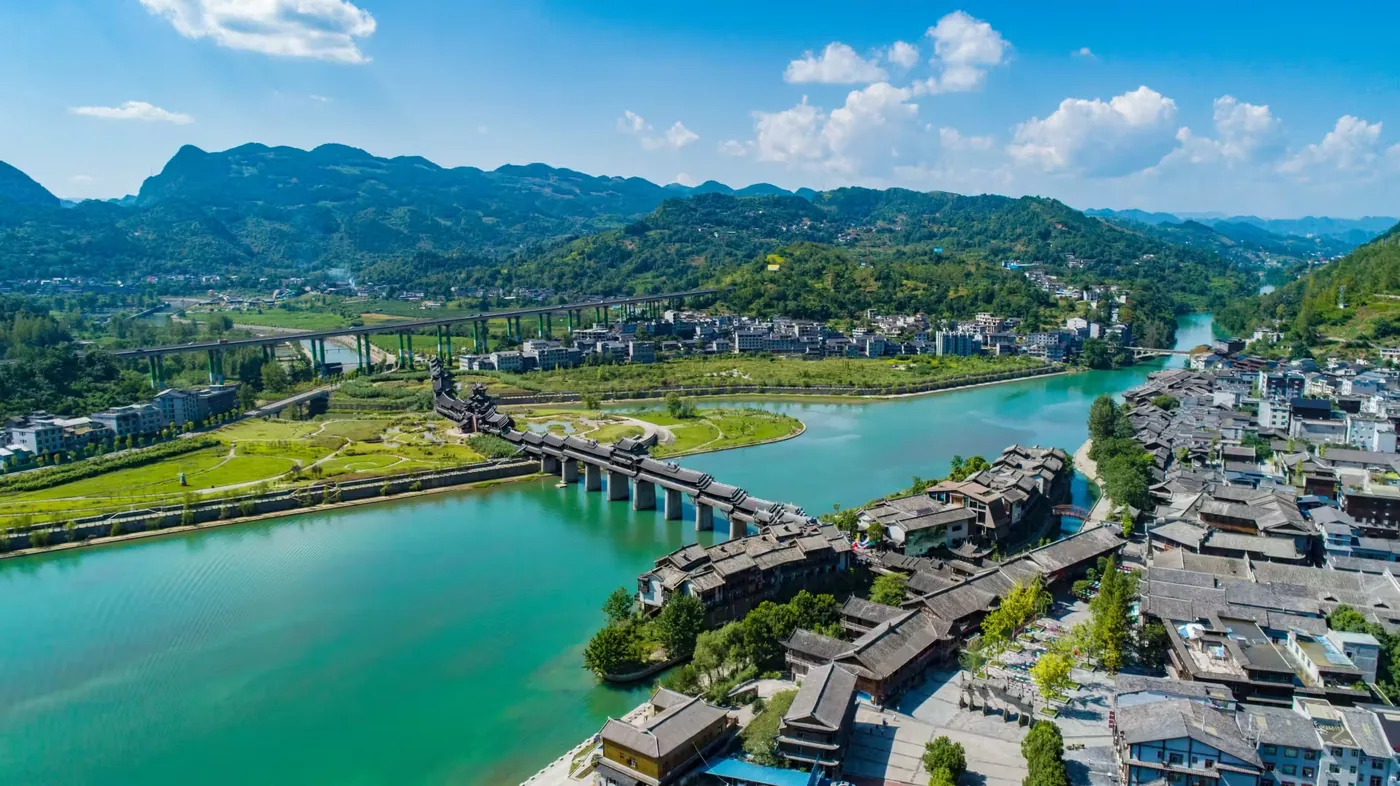 濯水古镇风景图片