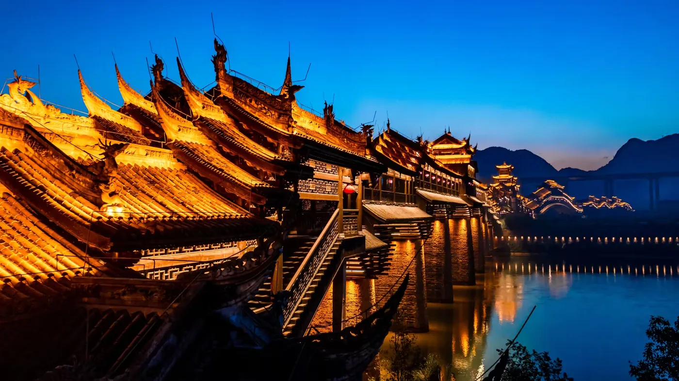 濯水古镇风景图片