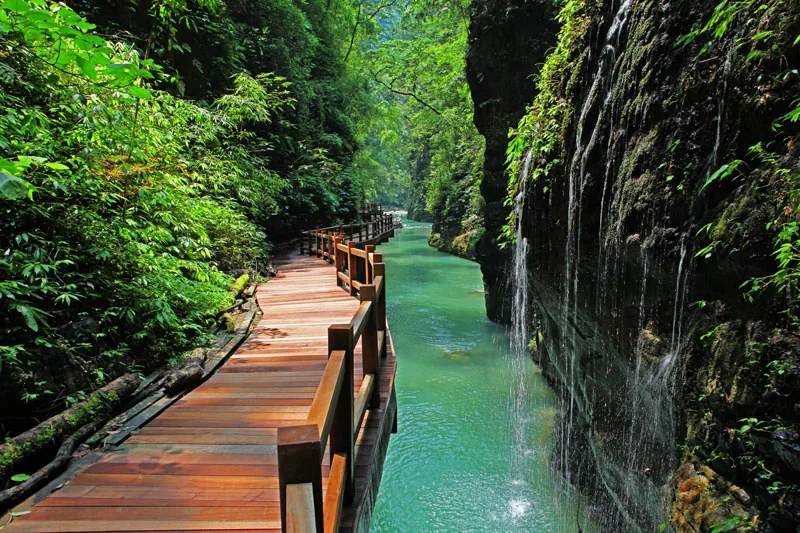 黑山谷实景图片