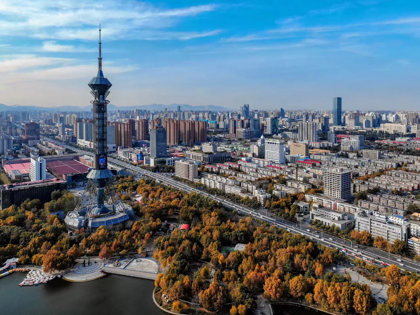 石家庄植物园风景图片