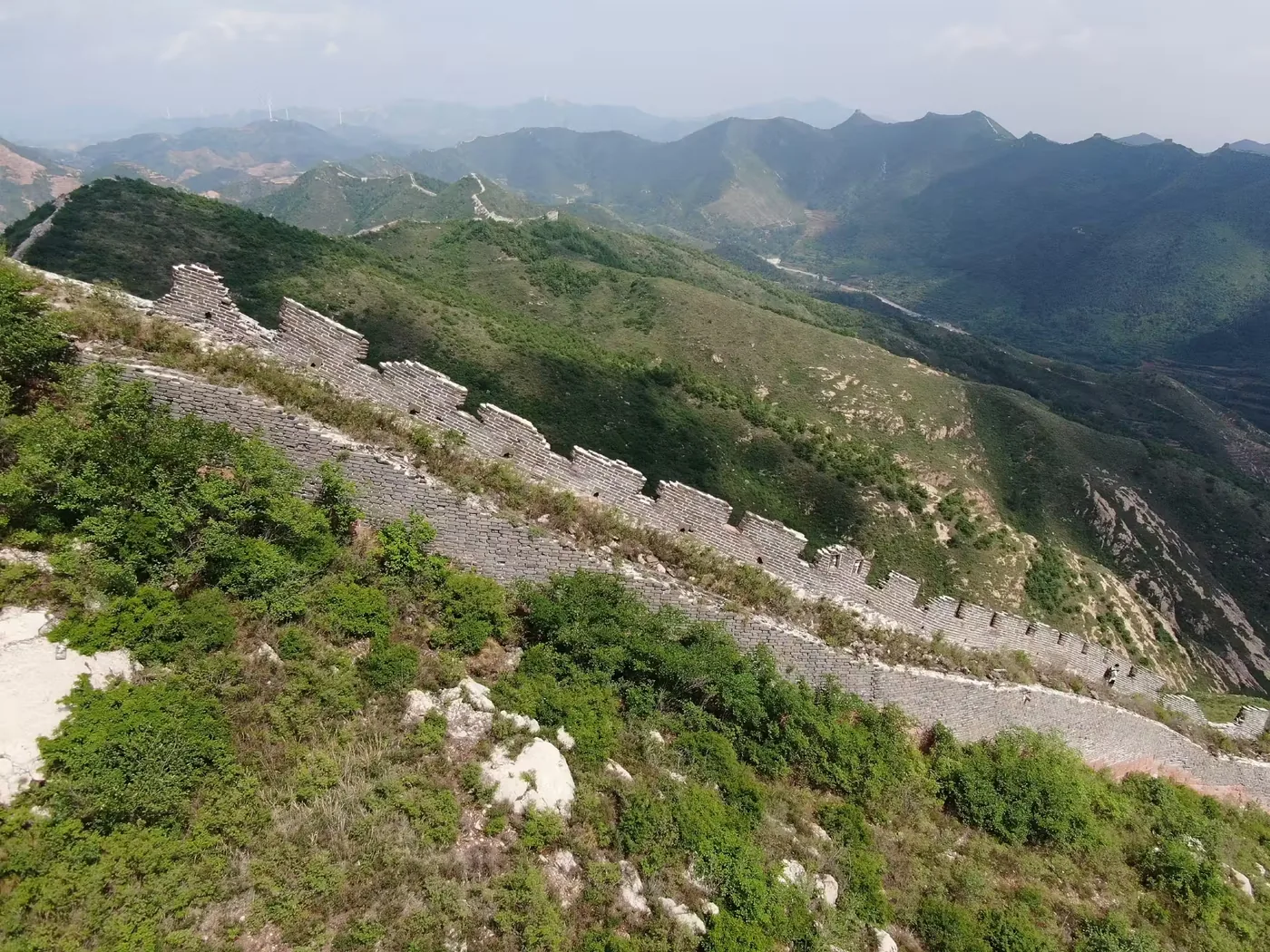 白羊峪长城风景图片
