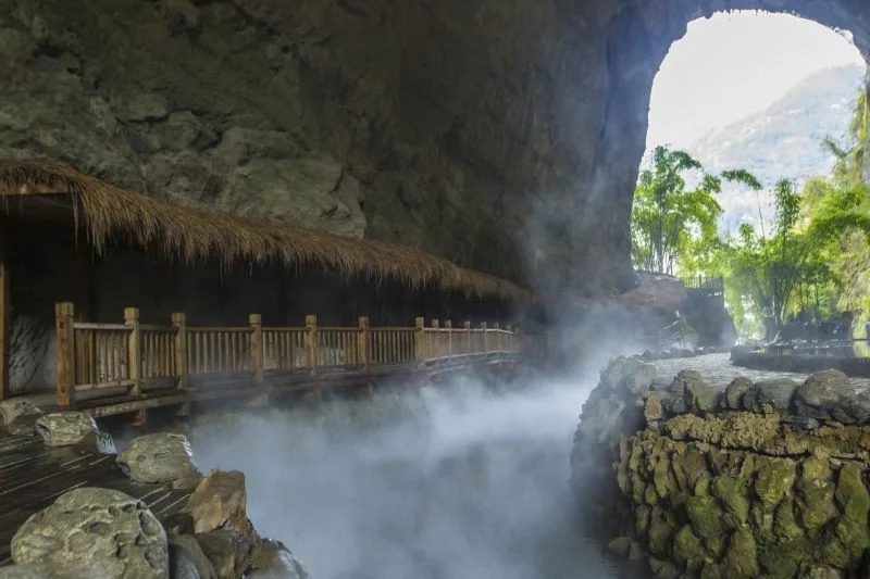 酉阳桃花源风景图片