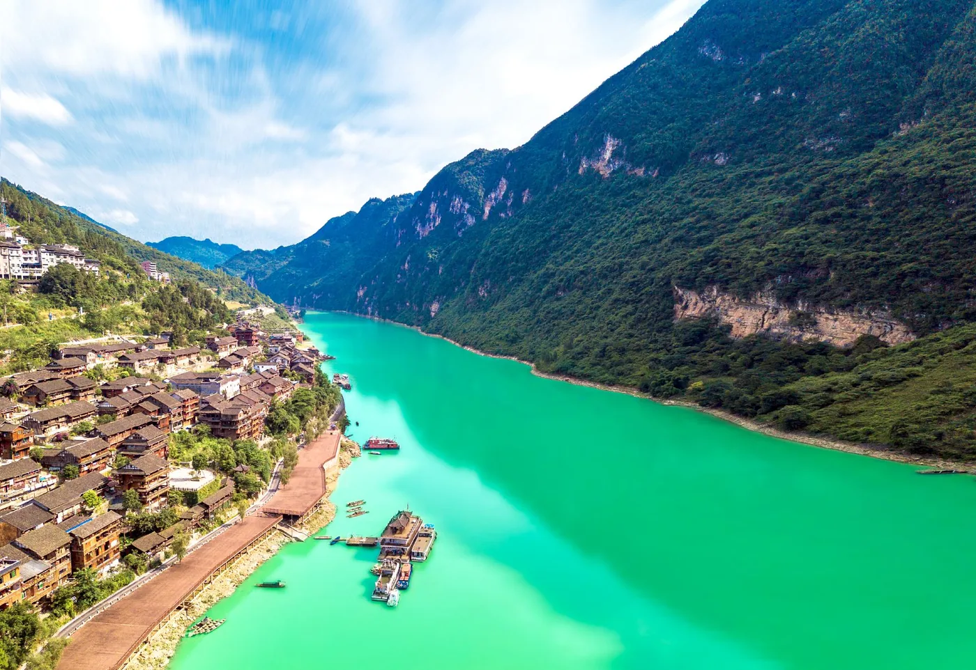 酉阳桃花源风景图片