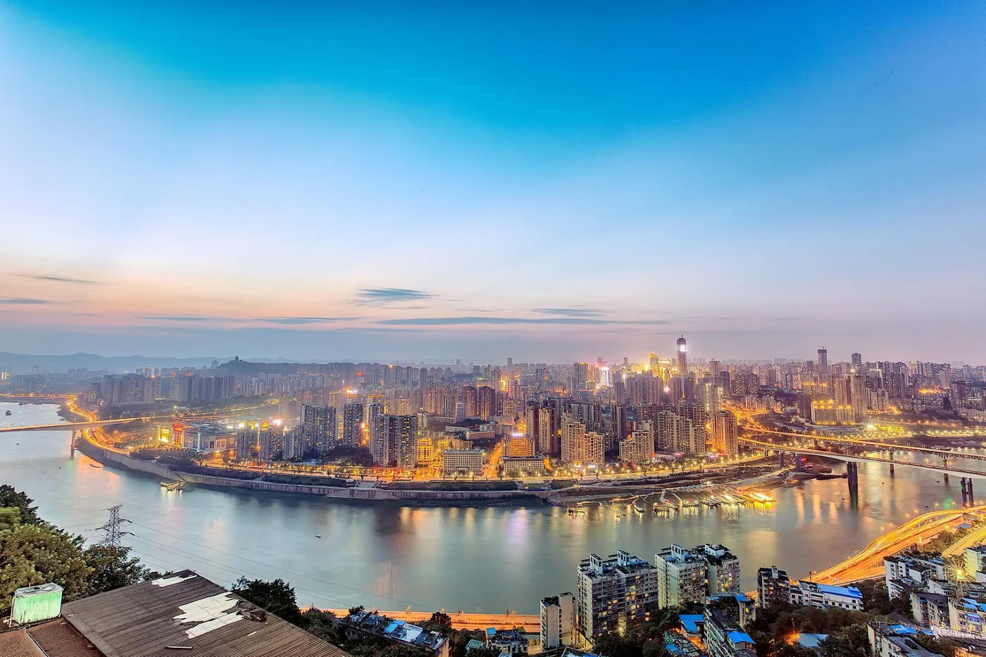 鹅岭公园风景图片