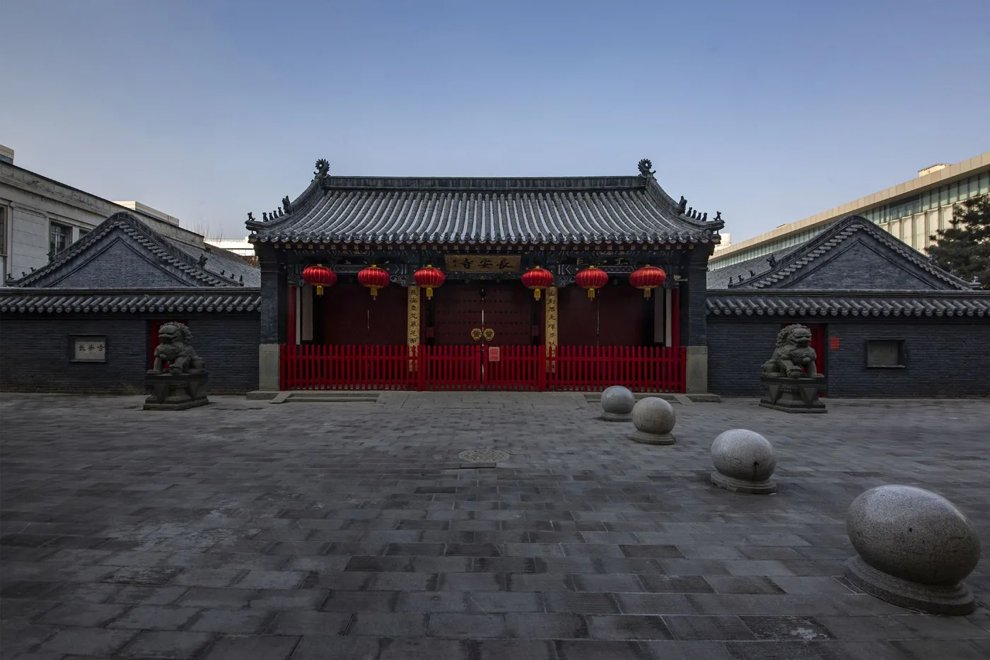 沈阳长安寺风景图片