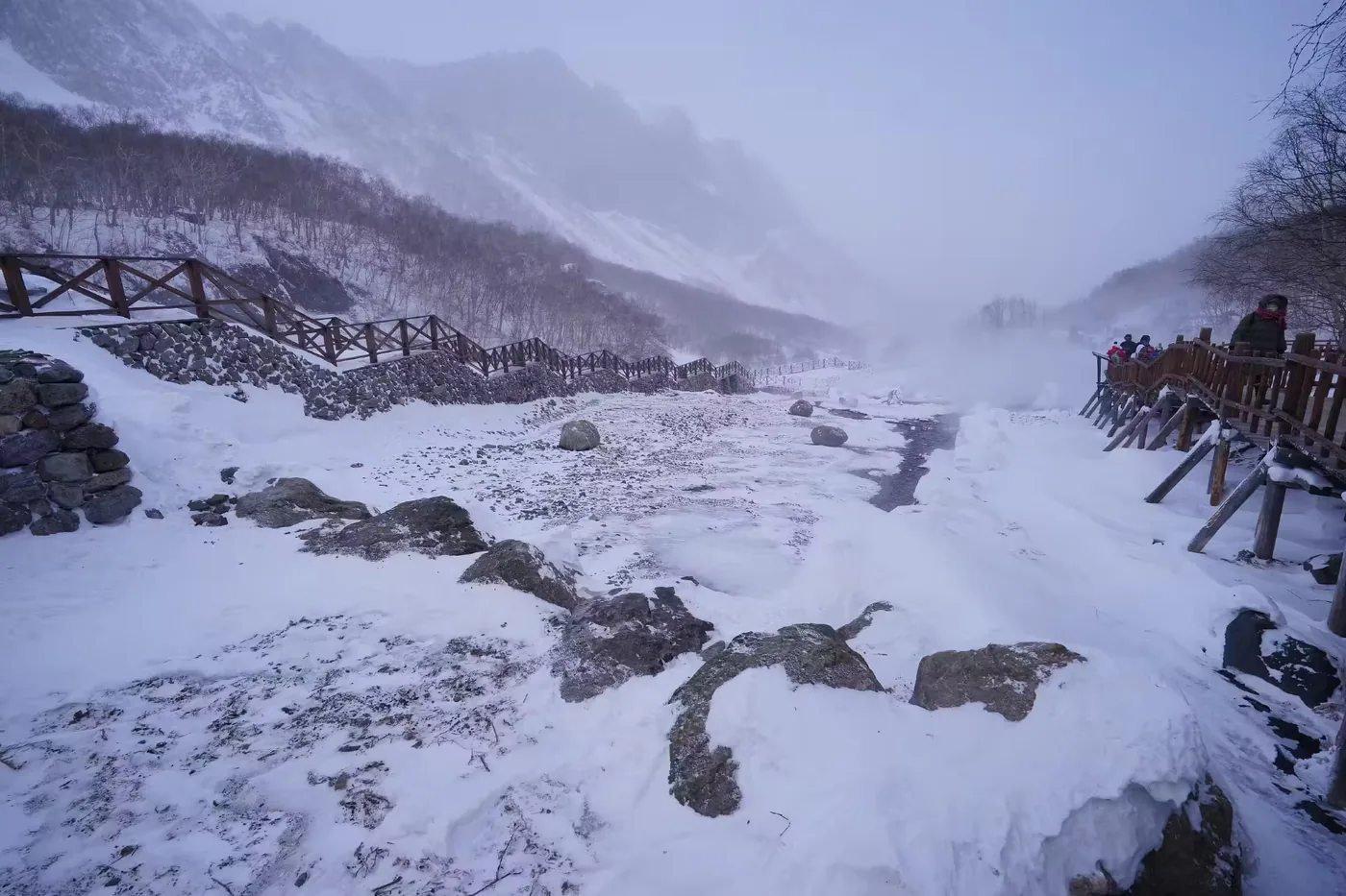 长白山迷宫实景图片