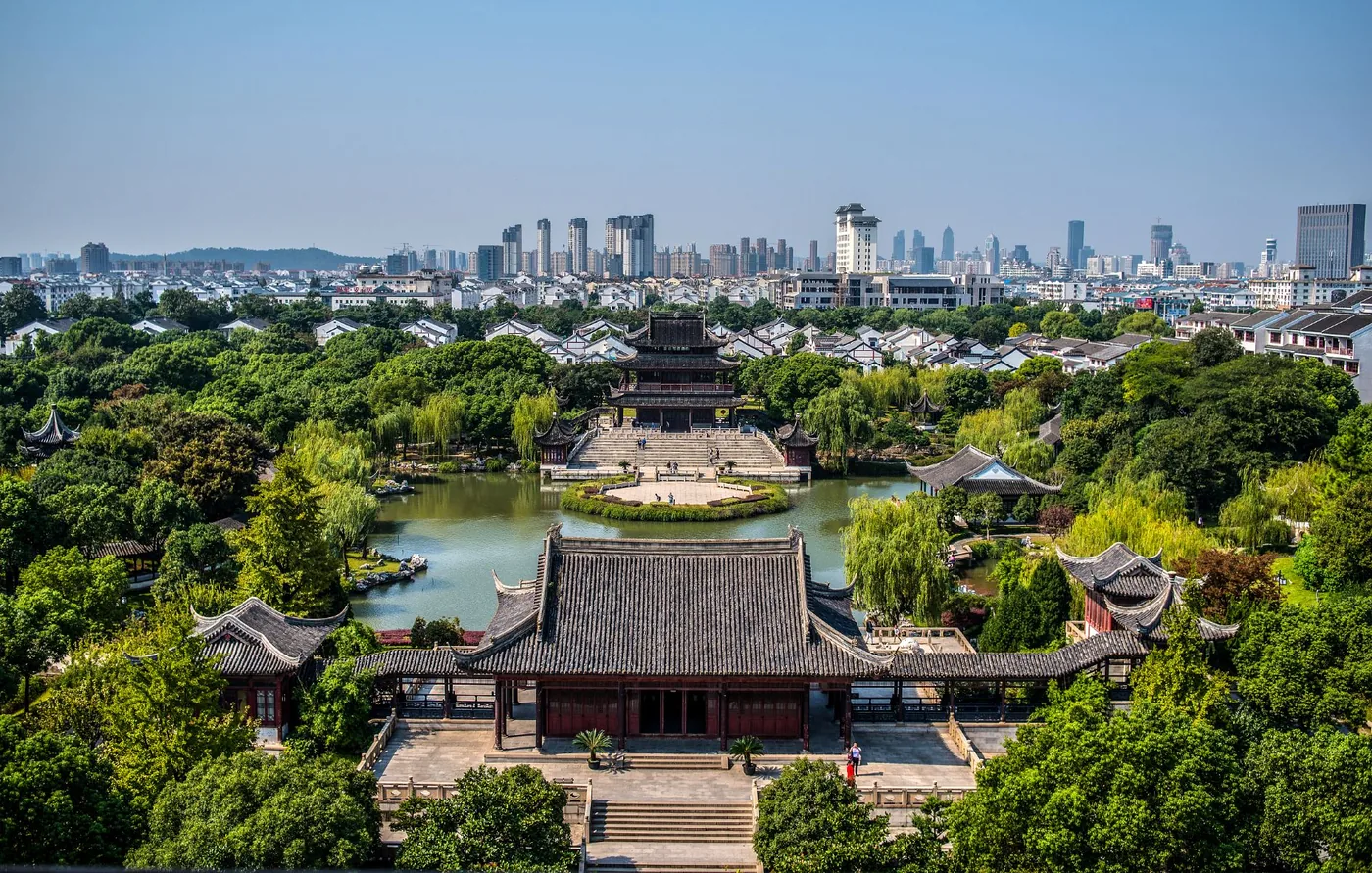 苏州古运河风景图片
