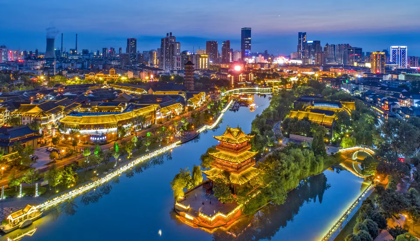 河下古镇风景图片