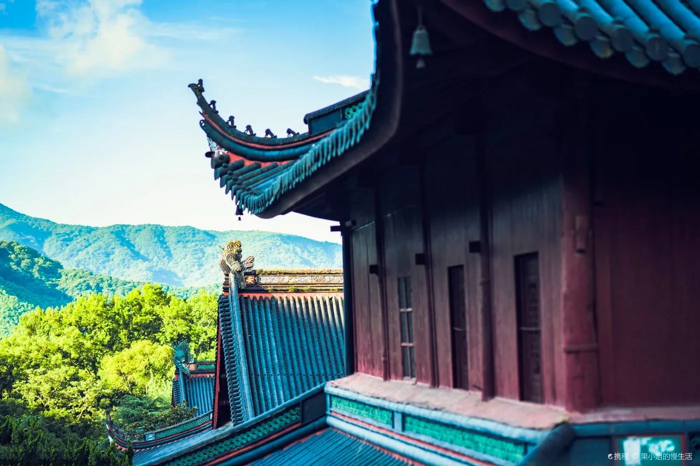 天童寺风景图片