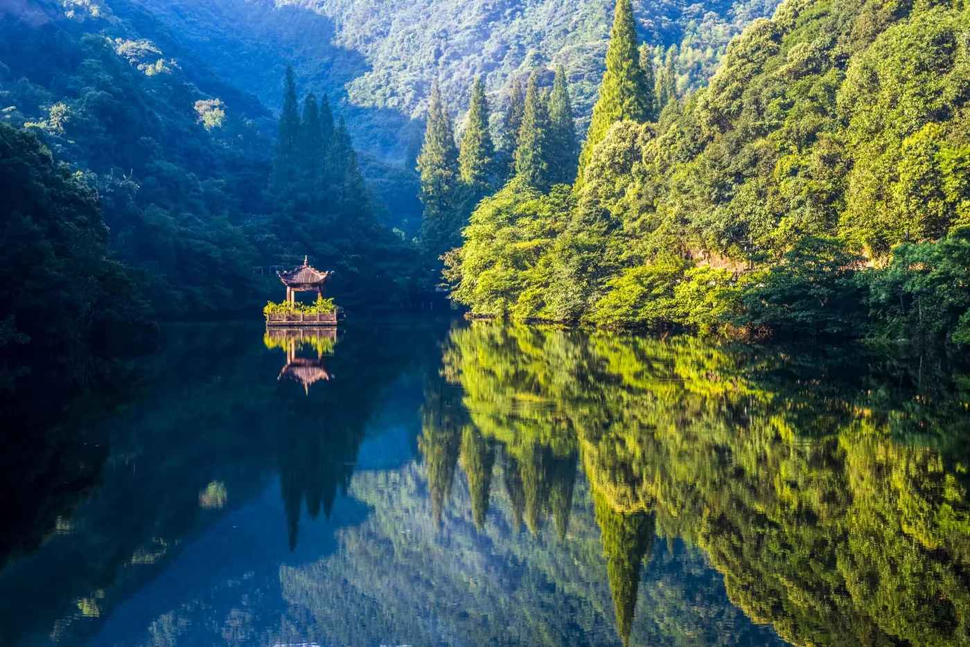 宁海森林温泉风景图片