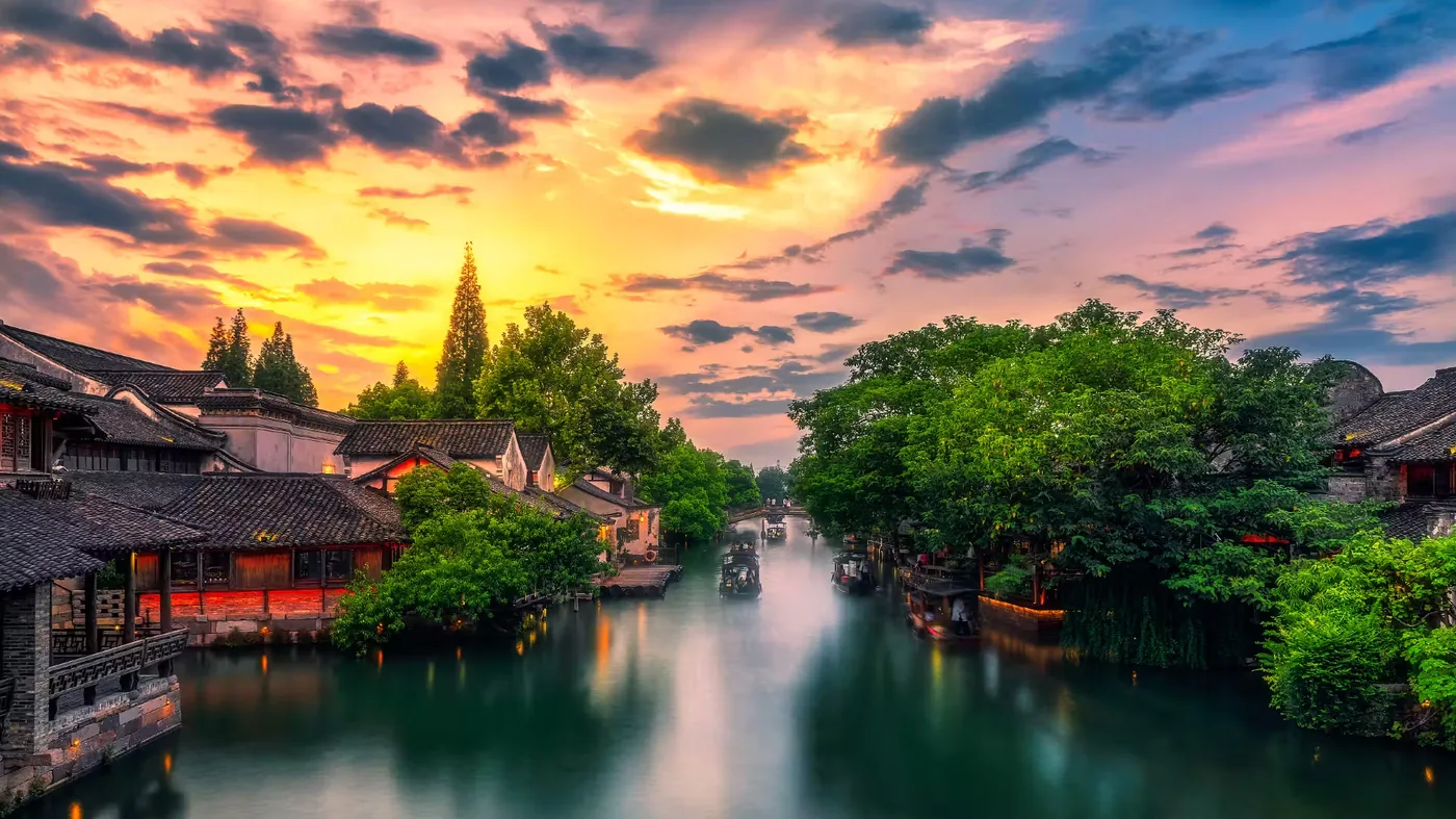 桐乡凤凰湖风景图片