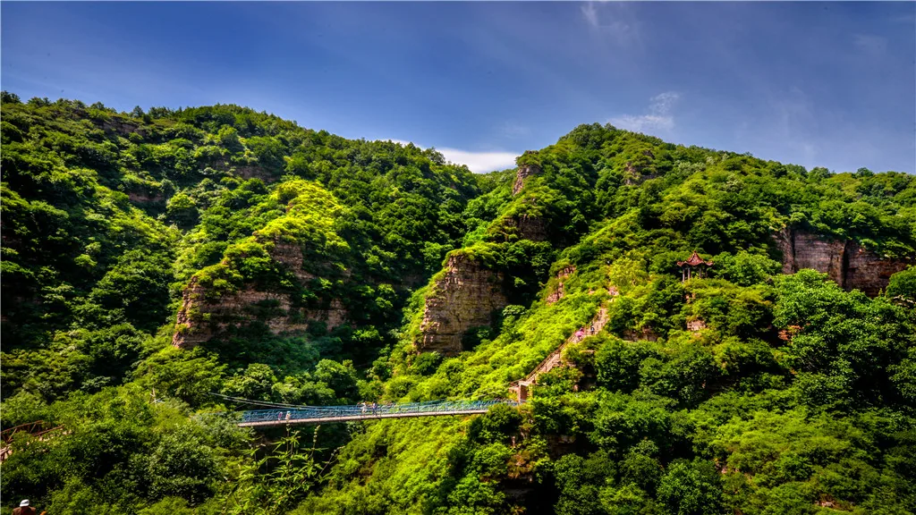 天河山实景图片