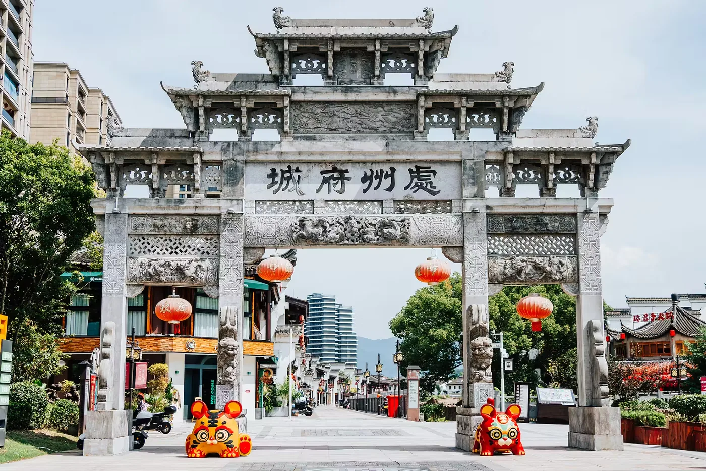 处州府城风景图片