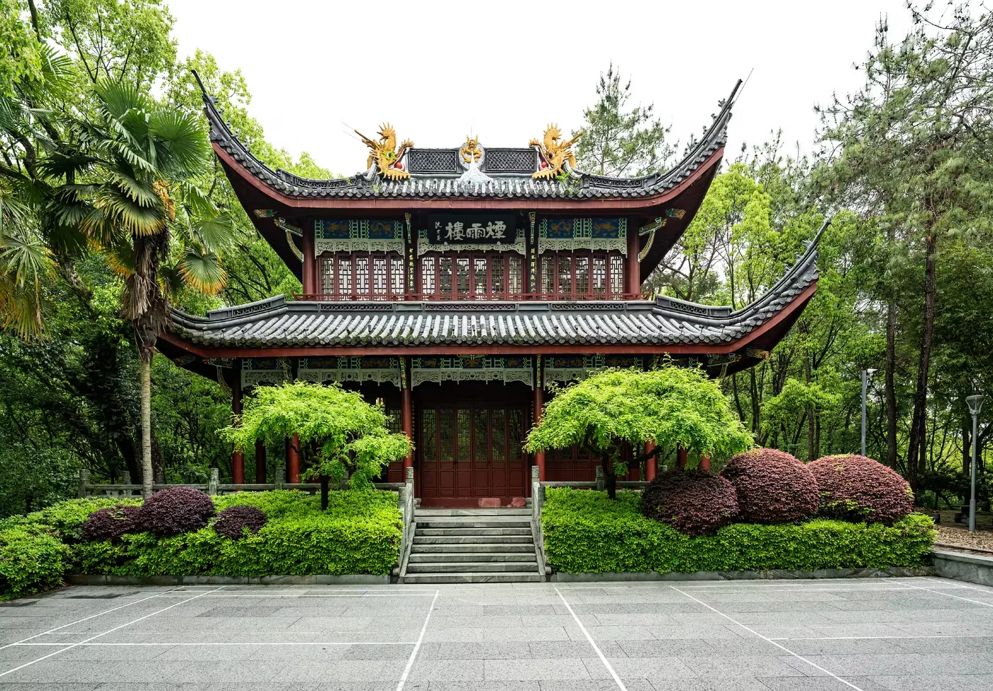 万象山公园风景图片
