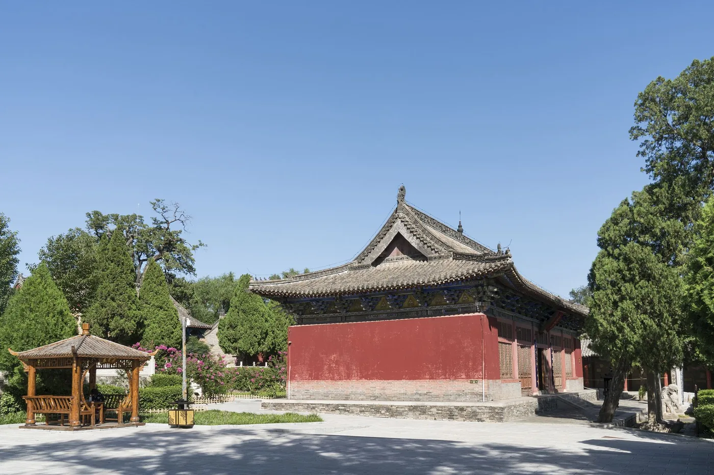 扁鹊庙实景图片