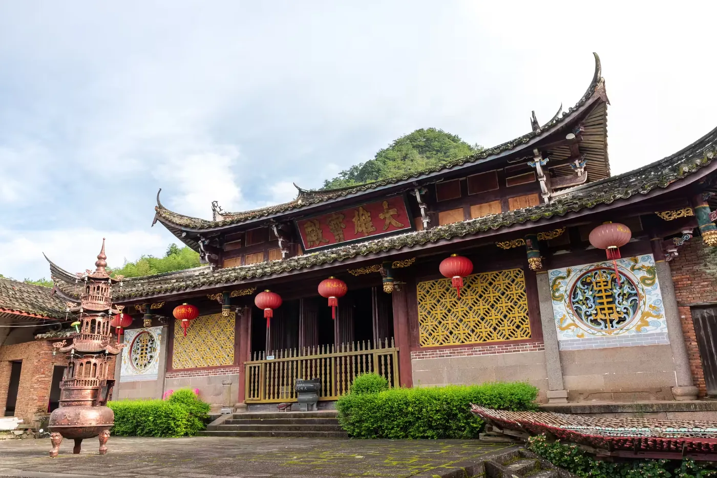 九座寺实景图片