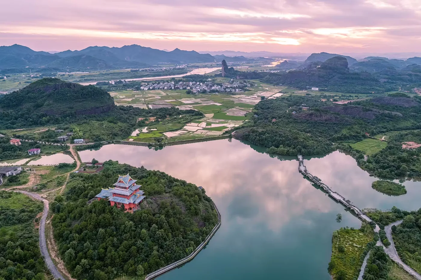 鹰潭公园风景图片