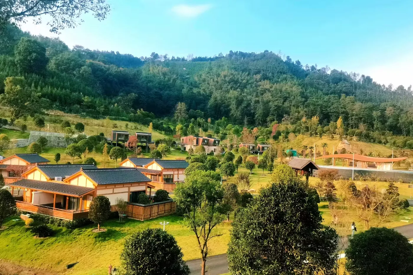 天宝古村风景图片