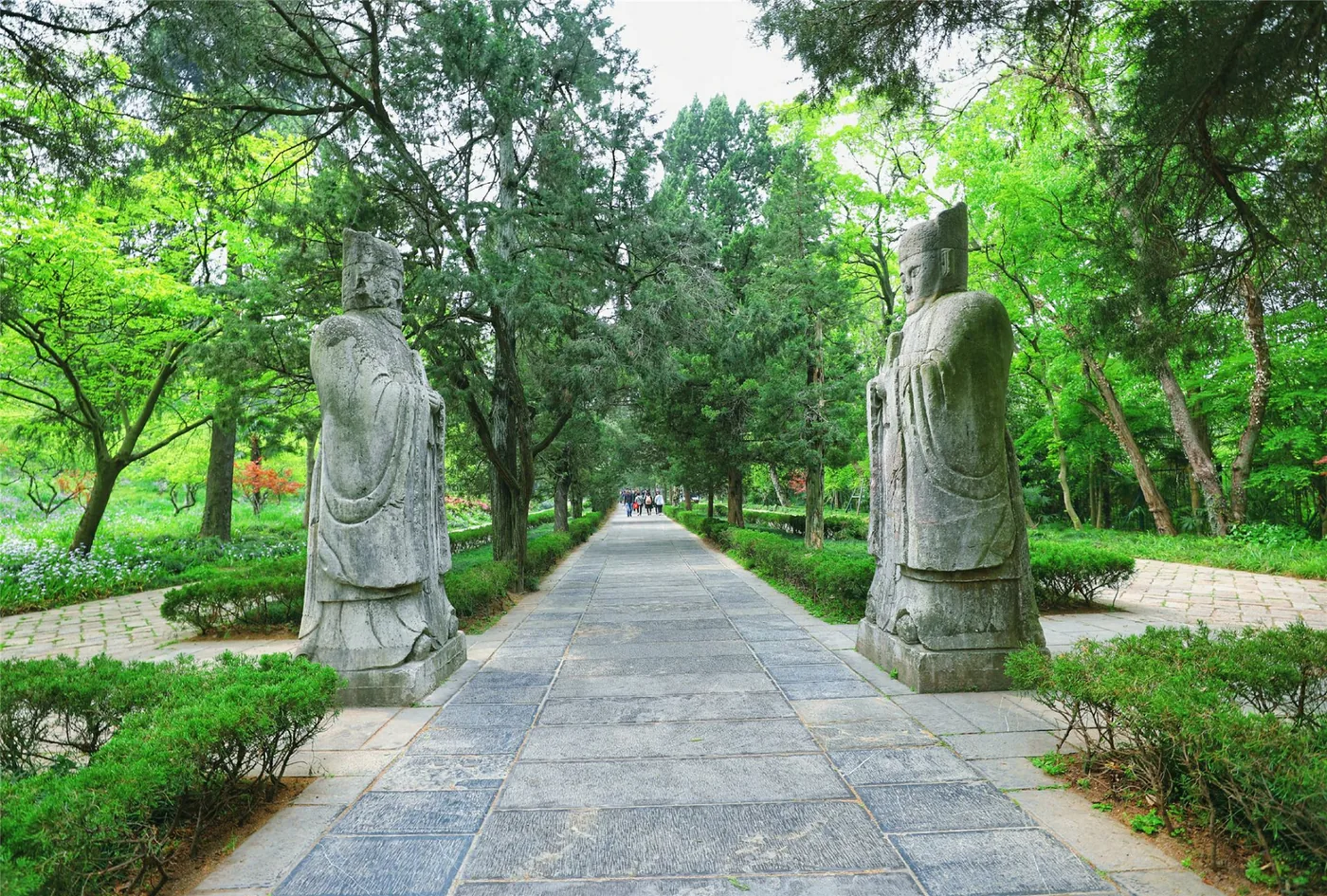 明孝陵实景图片