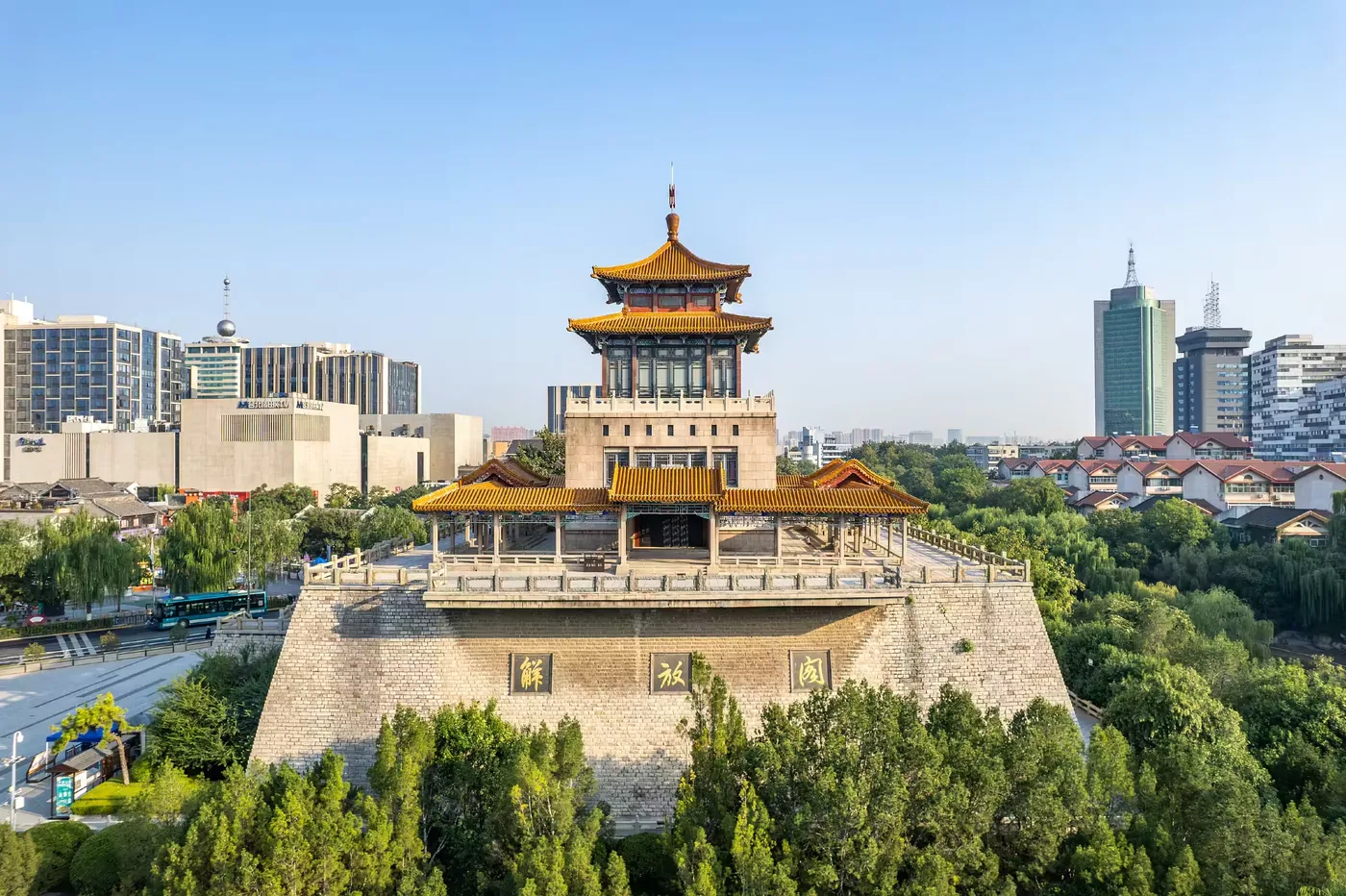 解放阁实景图片