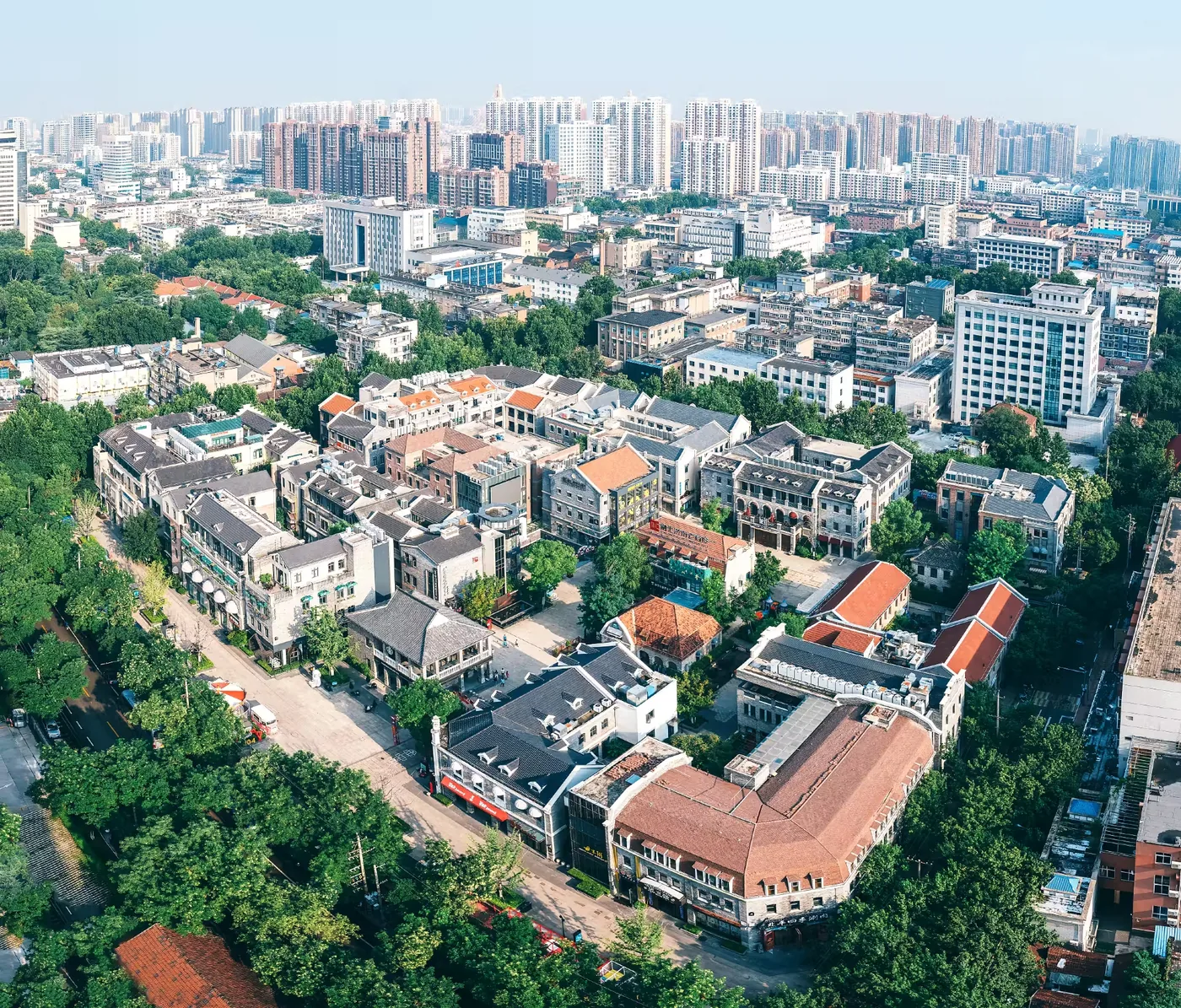济南老商埠实景图片