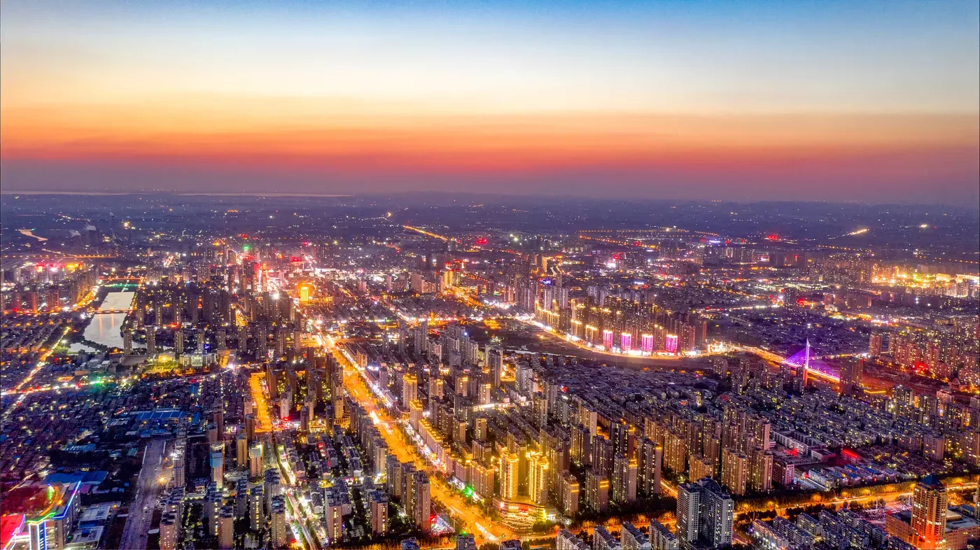 台儿庄运河湿地公园风景图片
