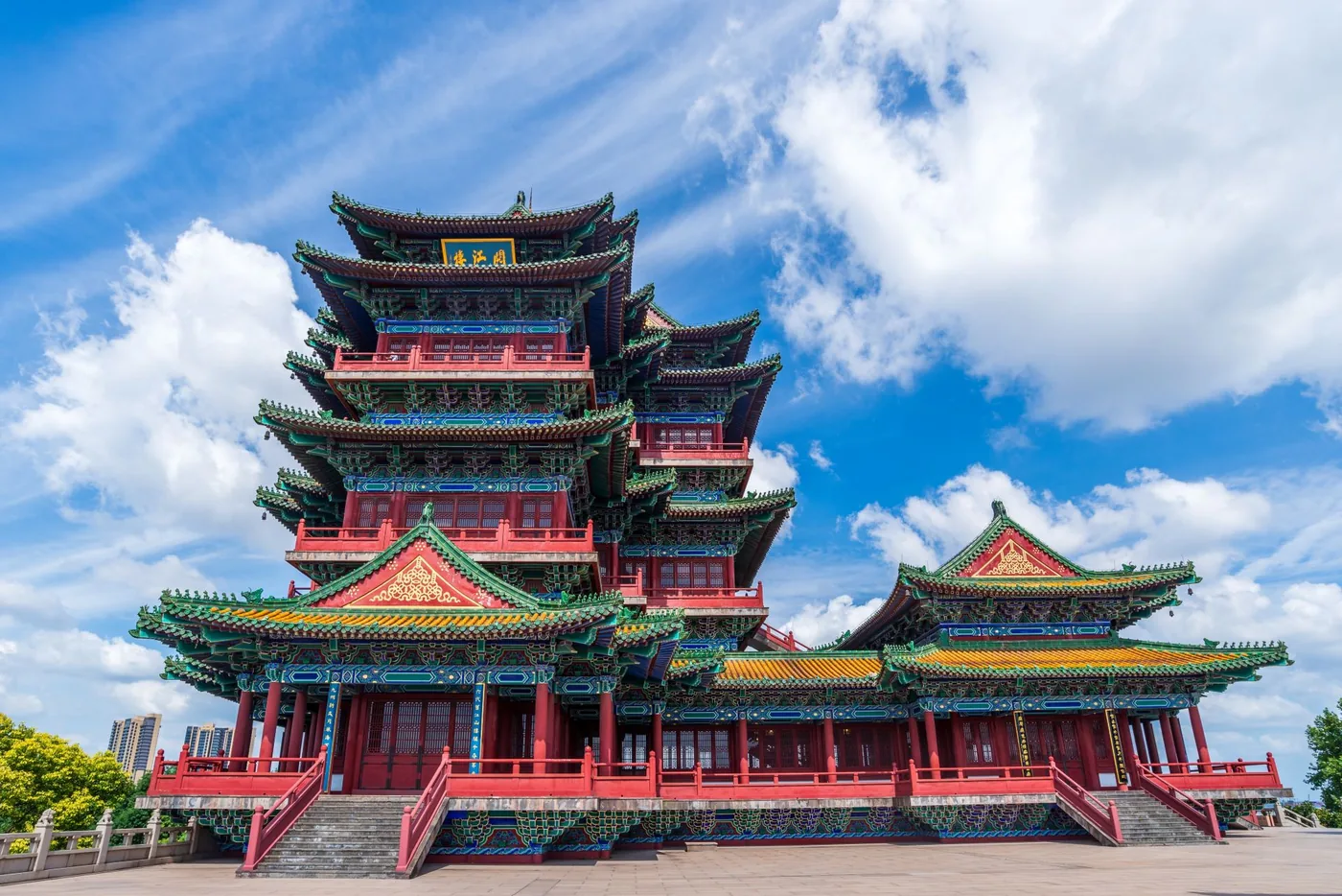 阅江楼实景图片