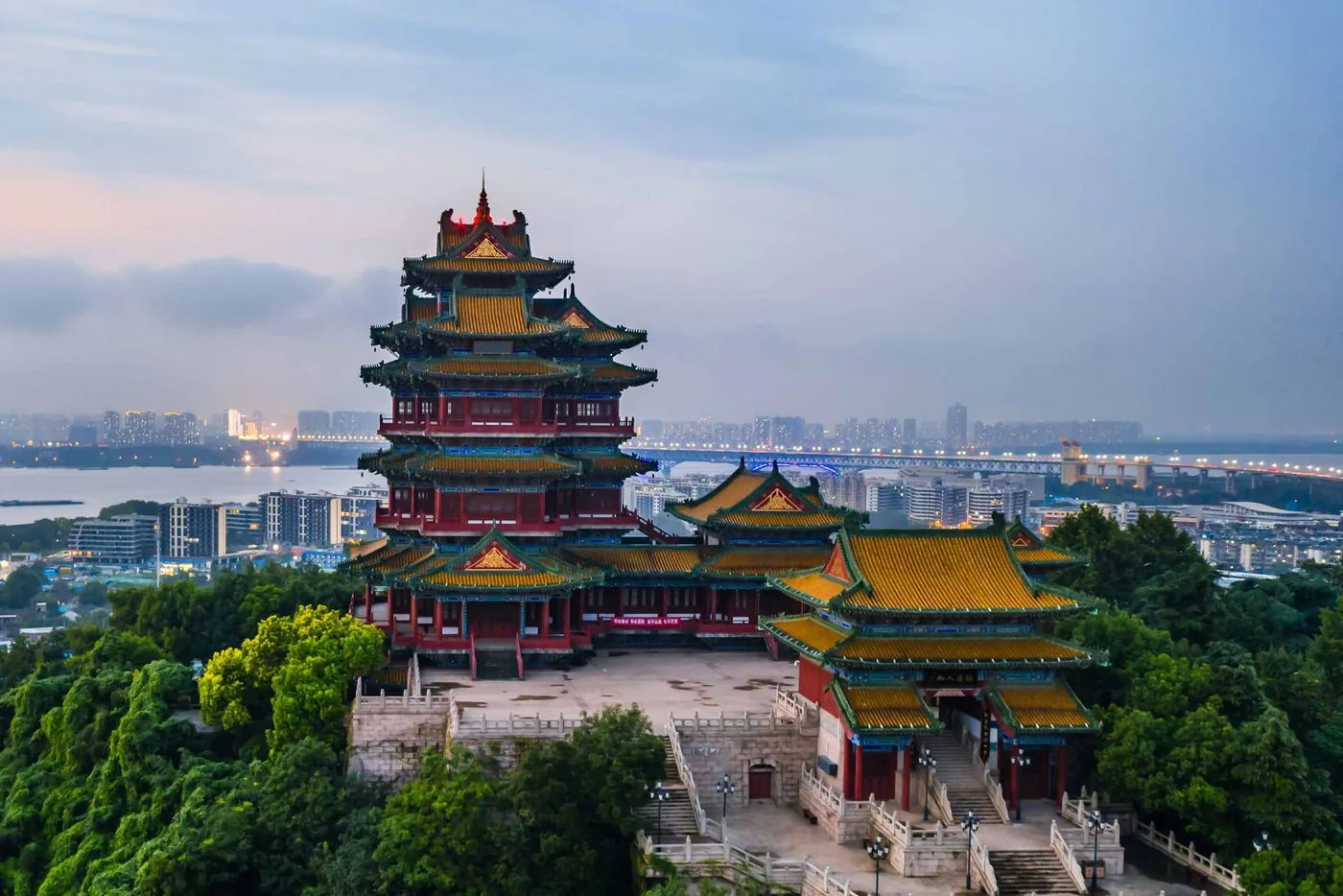 阅江楼风景图片