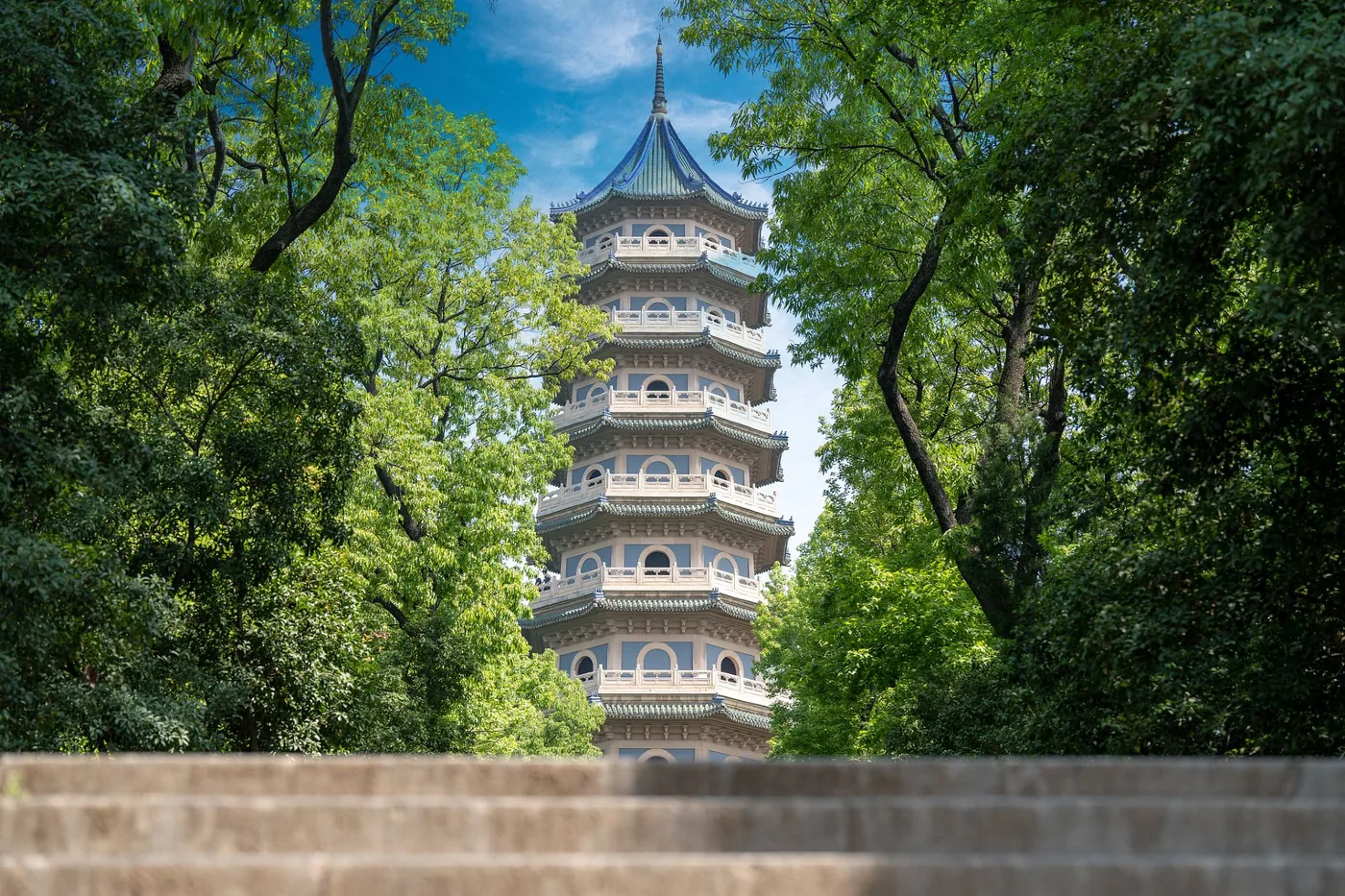灵谷寺实景图片